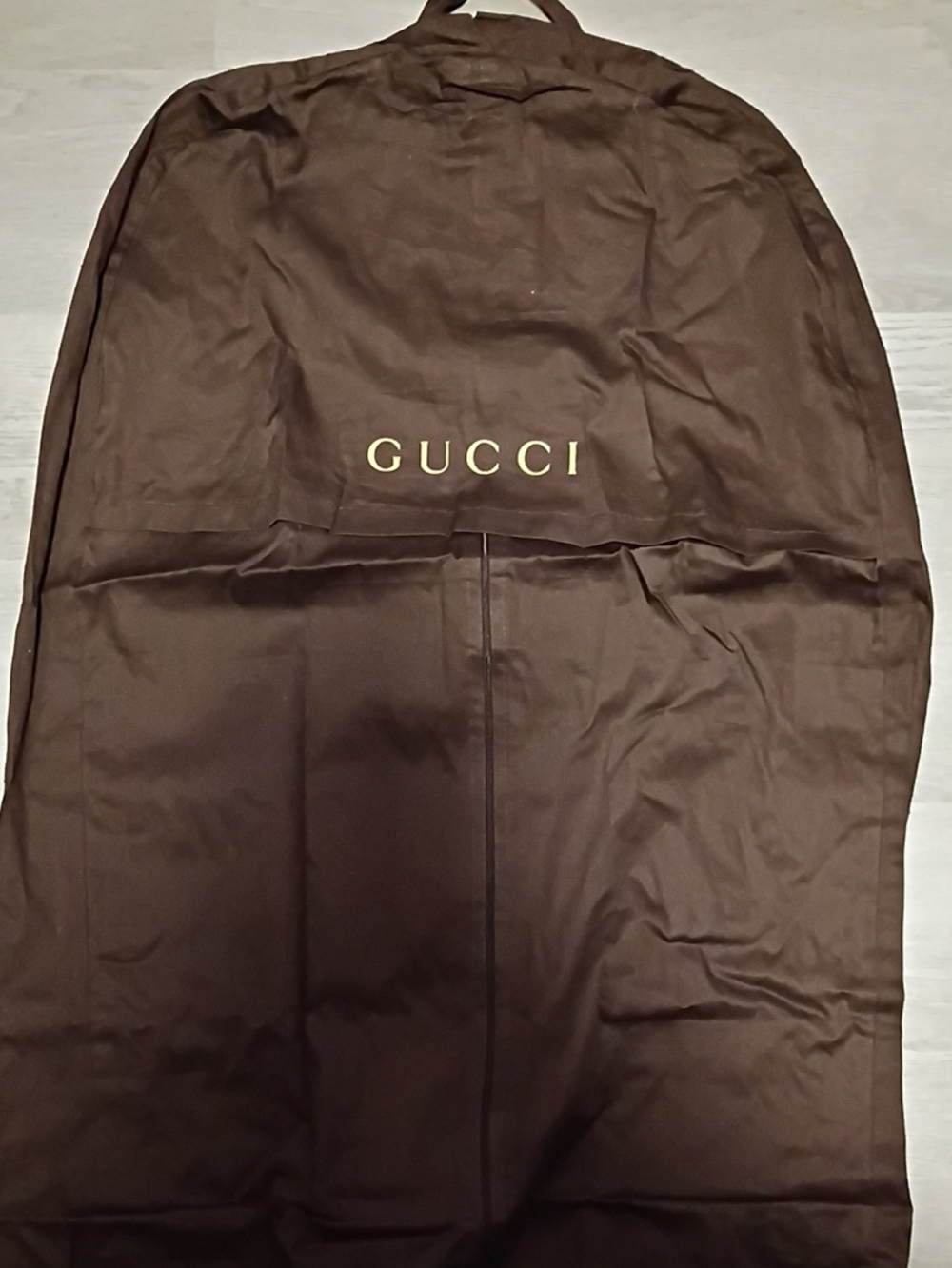 Gucci Men's Pants Cover - Dark Brown with Gold Logo